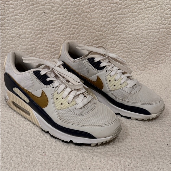 Nike Shoes - Women’s Nike Air White, Blue, and Tobacco Sneakers